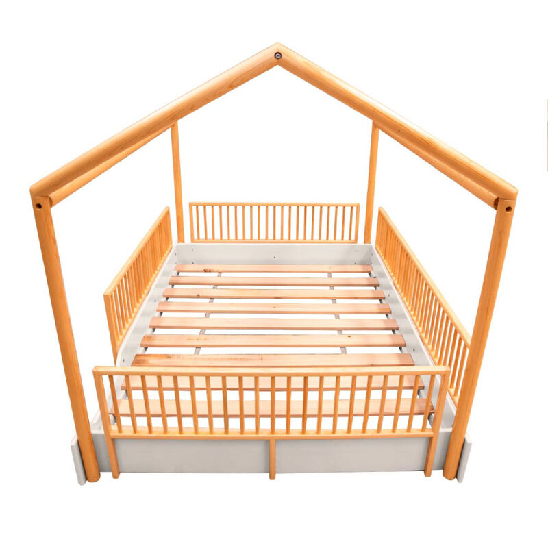 Matrimonial - Cama Casa Montessori de Madera Du... image number null