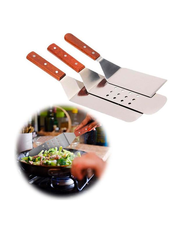 Set De Esp&aacute;tulas Elego Premium Chef De Acero In... image number null