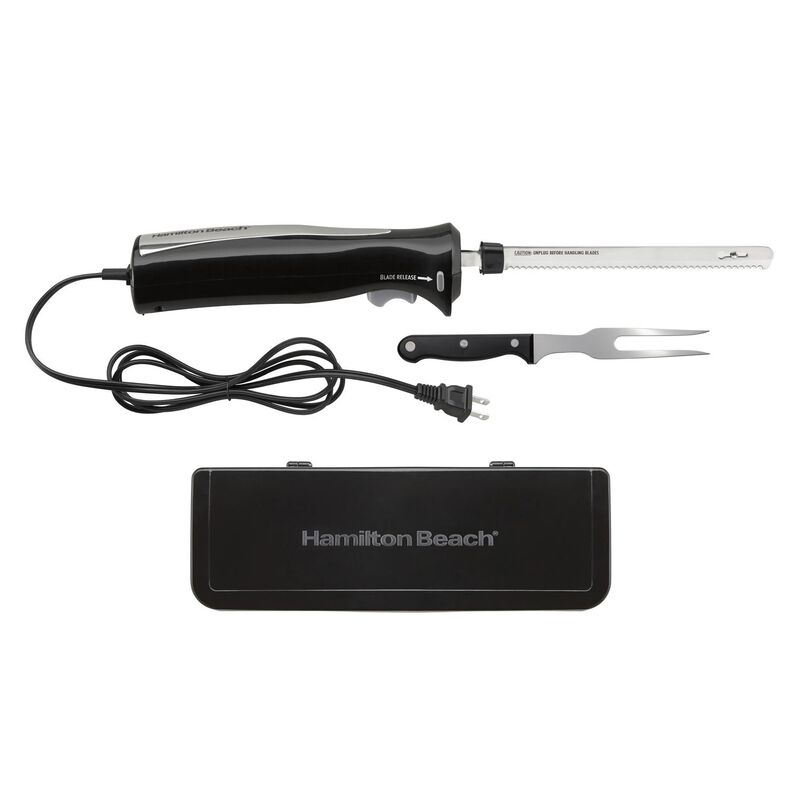 Juego Cuchillos Y Tenedor Electrico Hamilton Be... image number null