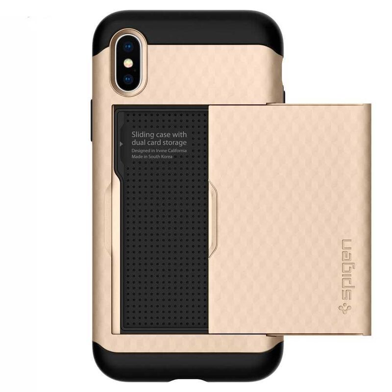 Funda SPIGEN para iPhone X y Xs Crystal Wallet ... image number null