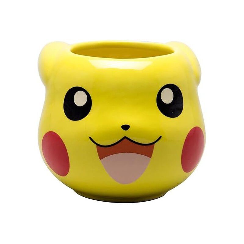 Taza Pikachu 3D Pok&eacute;mon Cer&aacute;mica 500 mls image number null