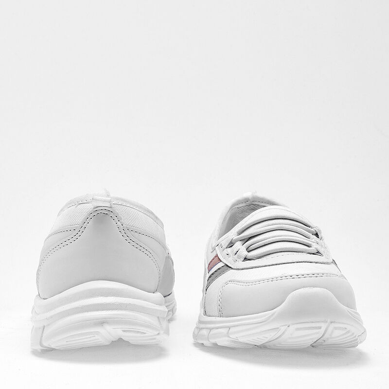 Mora Confort Tenis Para Mujer Blanco Gris Rosa ... image number null