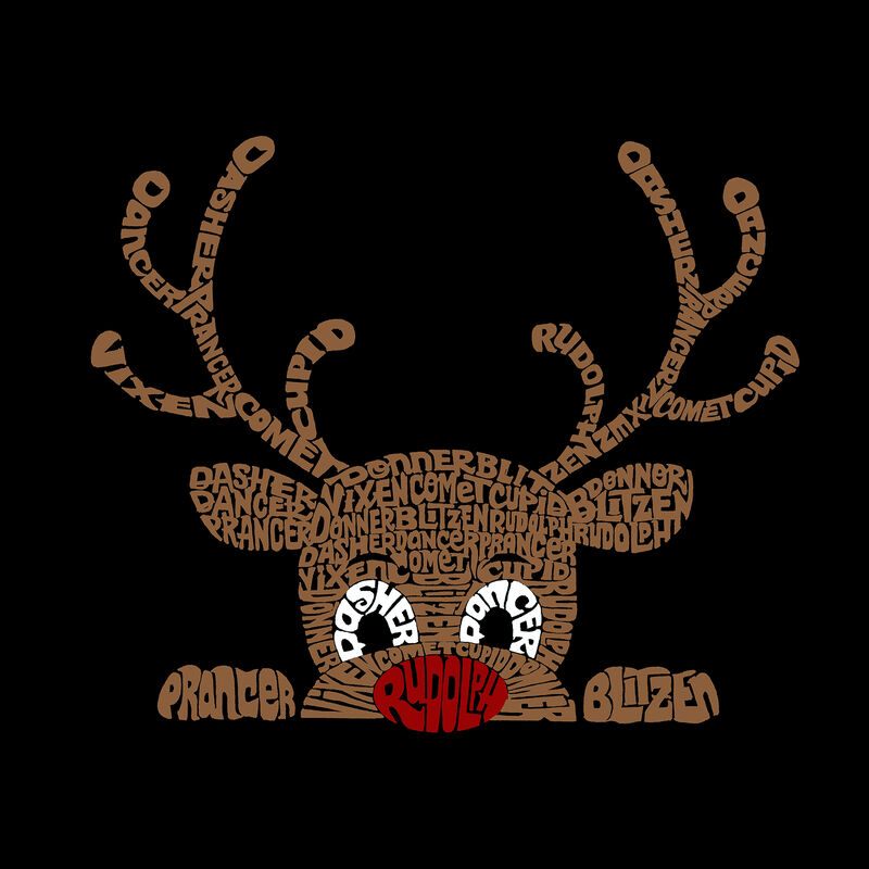 Sudadera Con Capucha Word Art Para Ni&ntilde;a - Reno ... image number null