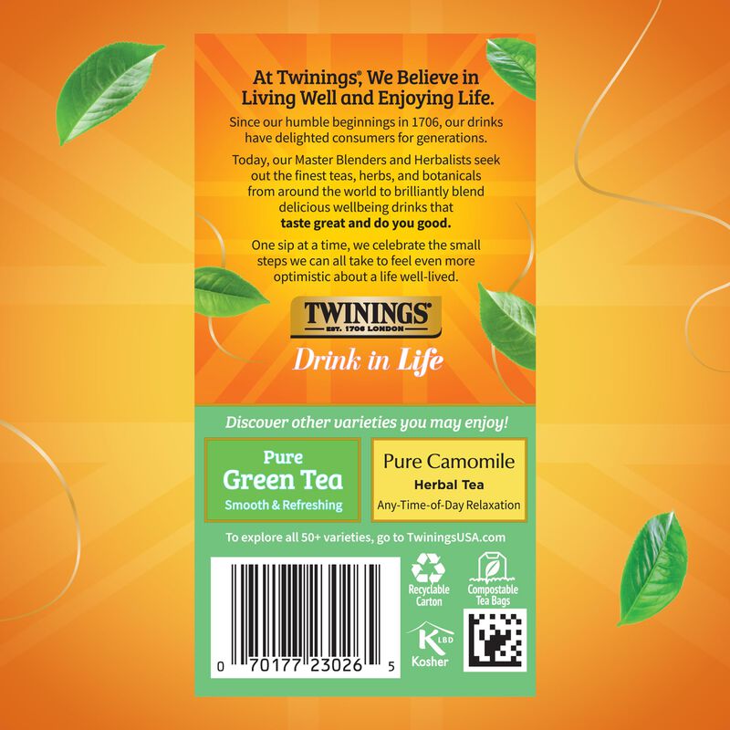 Twinings T&eacute; Blanco Puro 6 X 20 Bolsas (50 g) image number null