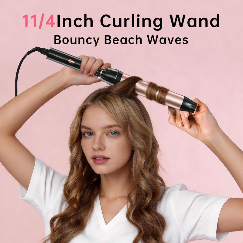 Varita Rizadora Hahahope 32 mm Ondas Sueltas Si... image number null