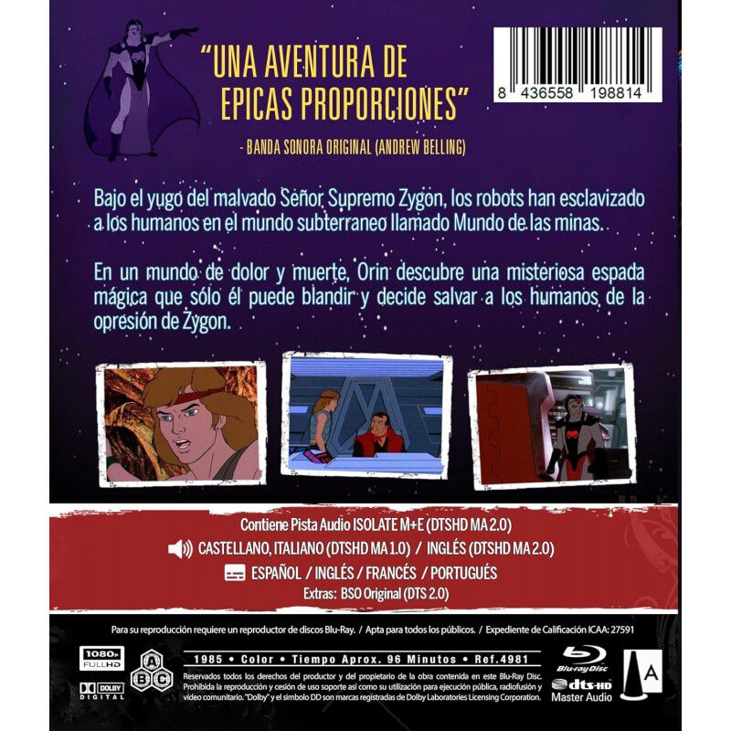 Starchaser: La Leyenda De Orin [blu-ray] (1985) image number null