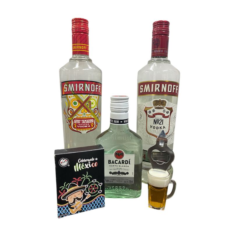 2 Botellas Vodka Smirnoff Spicy Tamarindo 750 m... image number null