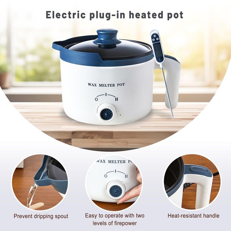 Fundidor De Cera El&eacute;ctrico Wax Melting Pot Kqu ... image number null