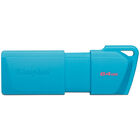 Unidad Flash USB 3.2 Kingston DataTraveler Exodia M de 64 GB. Color Azul