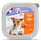 Plaisir Perro Pat&eacute; con Pollo y Verduras 100 g