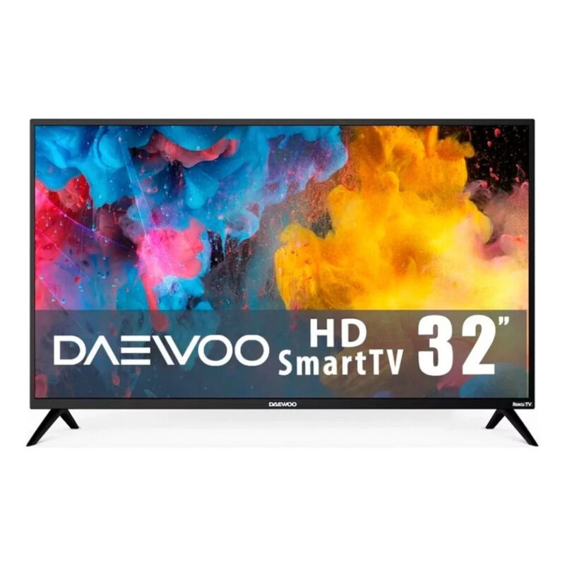 SmartTV Pantalla 32" DAEWOO HD streaming ROKU T... image number null