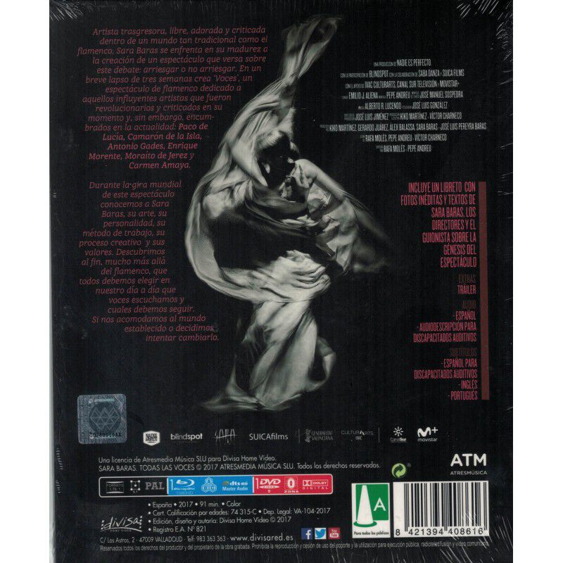 Sara Baras: Todas las Voces [Combo DVD + Blu-ra... image number null