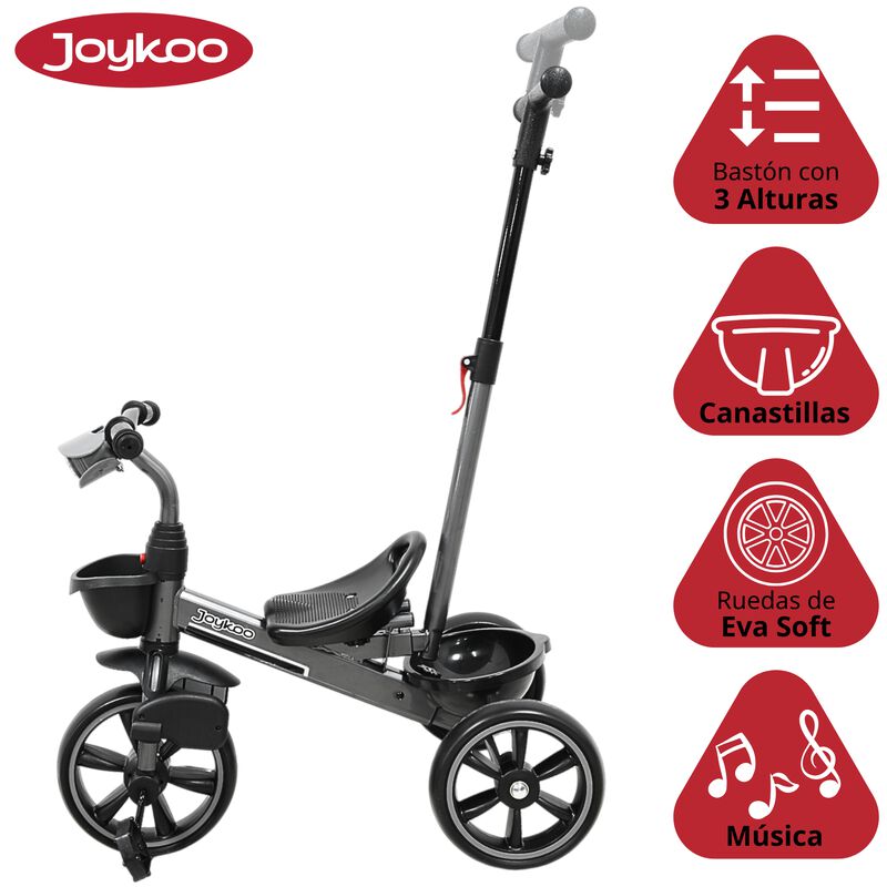 Triciclo para Ni&ntilde;os con Bast&oacute;n Torreta con Luz ... image number null