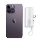 iPhone 14 Pro Max 128GB Morado CHIP Reacondicionado m&aacute;s Mini Power Bank