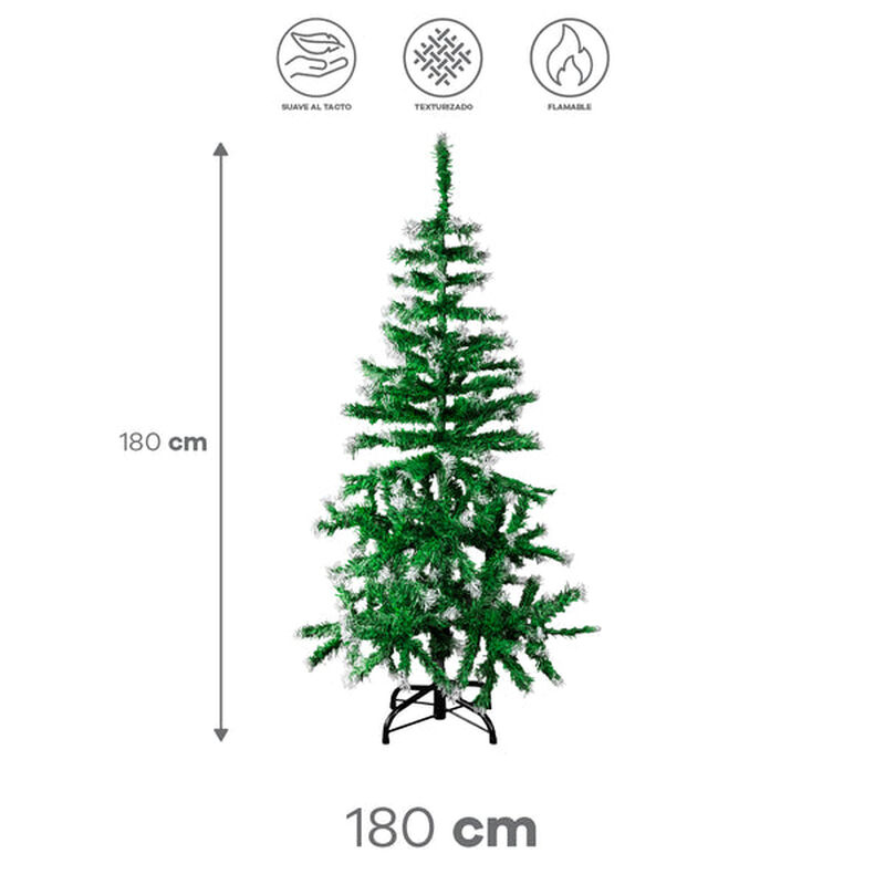 &Aacute;rbol de Navidad Nevado Cl&aacute;sico &ndash; 180 cm image number null