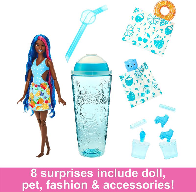 Mu&ntilde;eca Barbie Pop Reveal Con Aroma A Ponche De ... image number null