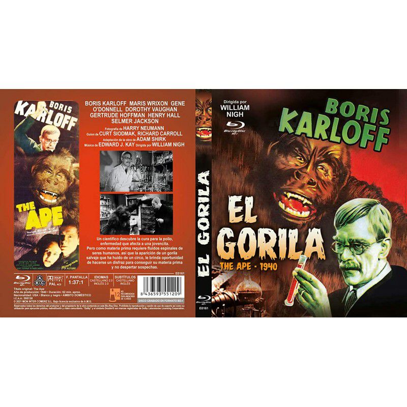 El Gorila (The Ape) [BD-R] [Blu-ray] image number null