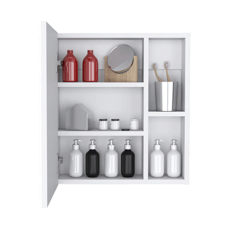 Gabinete Para Baño Paralhi, Blanco, Con Puerta ... image number null