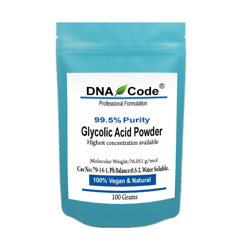 Polvo de &Aacute;cido Glic&oacute;lico DNA CODE 100g 99,5% Pu... image number null
