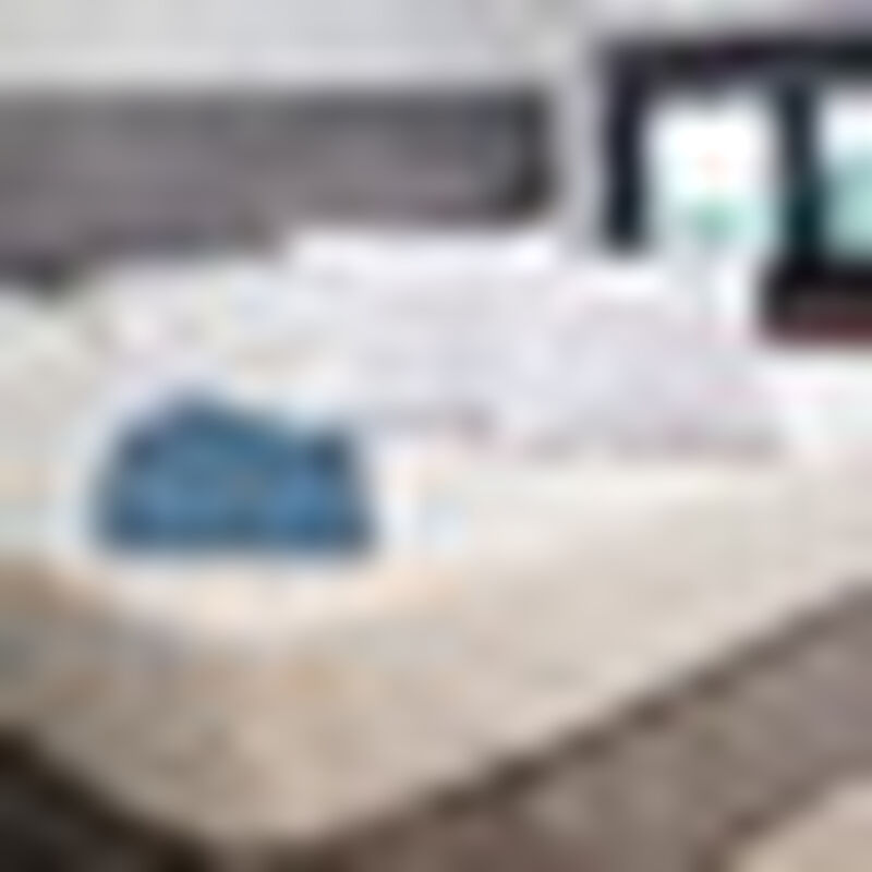 S&aacute;banas Queen Size Spring Air Azul + 2 Almohada... image number null