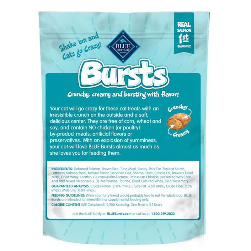 Cat Treats Blue Buffalo Bursts, Mariscos Crujie... image number null