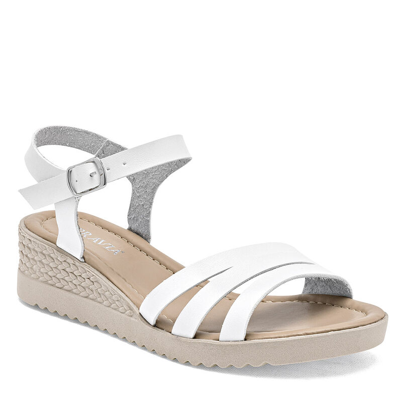 Pravia Sandalia para mujer blanco image number null