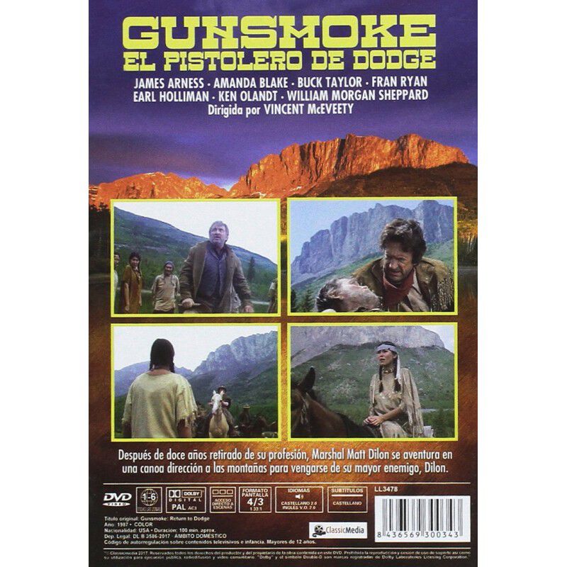 Gunsmoke, El Pistolero De Dodge [dvd] (1955) Gu... image number null
