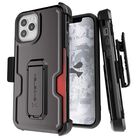 Funda GHOSTEK Iron Armor para iPhone 12 PRO MAX Negra con clip y mica