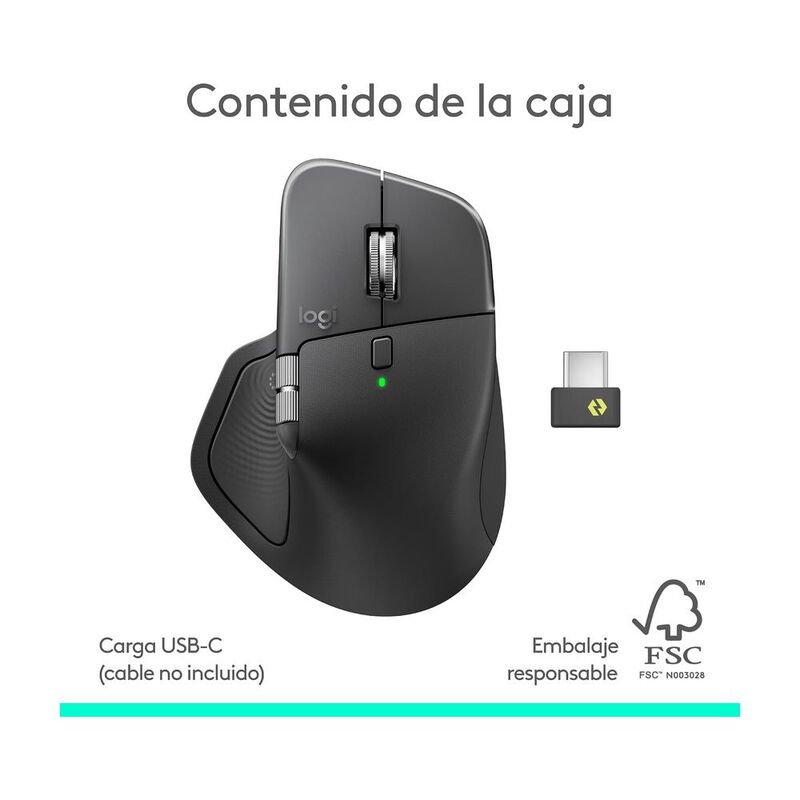 Mouse Inal&aacute;mbrico Logitech Mx Master 4 Bluetoot... image number null