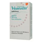 Ventolin Suspensi&oacute;n En Aerosol 100 Mcg/dosis, 1 Frasco 200 Dosis + Inhalador