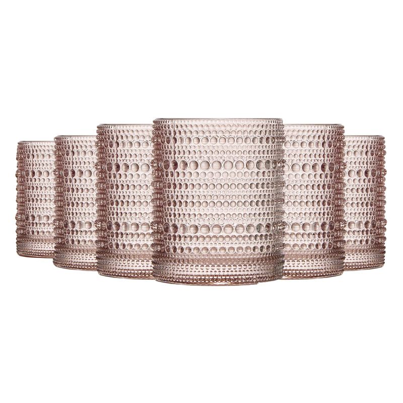 Vaso De Bebida Khen 300 ml Beige Con Patr&oacute;n De ... image number null