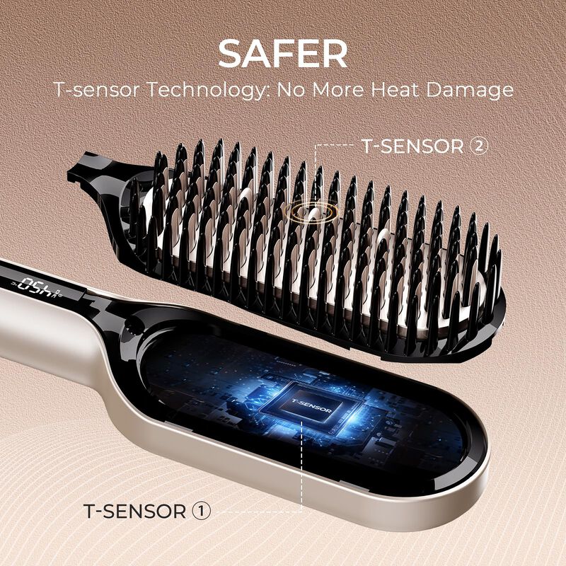 Cepillo Alisador De Pelo Tymo Ionic Plus Cerami... image number null