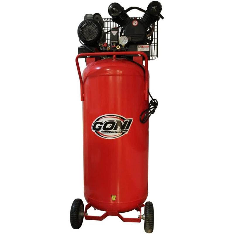 Compresor Goni 5HP 190L Vertical de Banda Indus... image number null