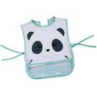Bata Babero Bolsillo Impermeable Lavable Panda Animales Azul Concord