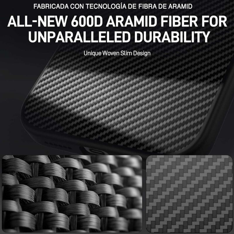 Funda Raptic Aramid Mag Para Iphone 16 Pro Max ... image number null