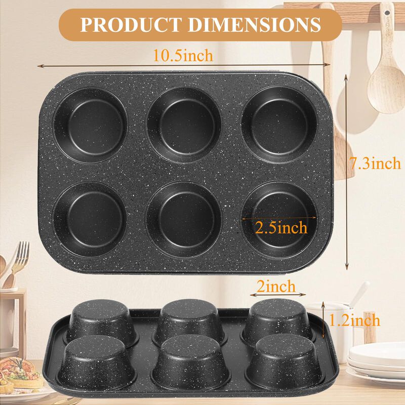 Molde Para Muffins Walooza De 6 Cavidades Antia... image number null