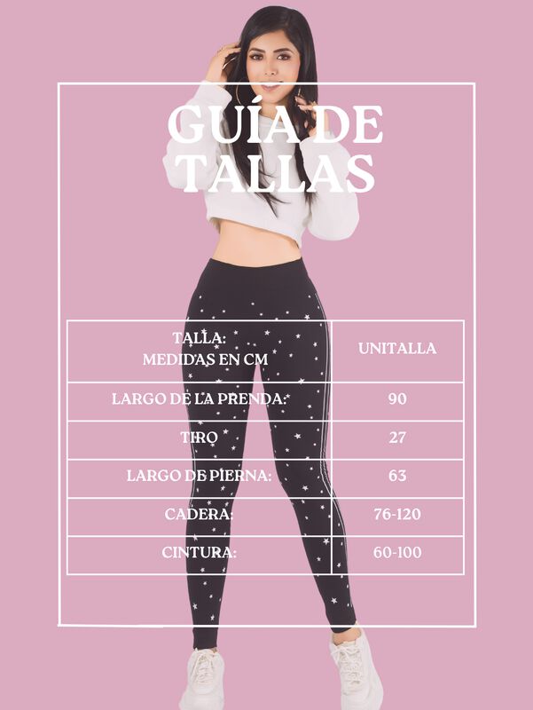 Leggins Mujer Legging Mallones LIC-0187 Negro M... image number null