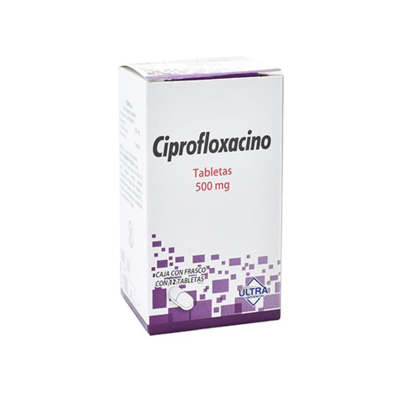 Ciprofloxacino 500 Mg 12 Tableta(s) image number null