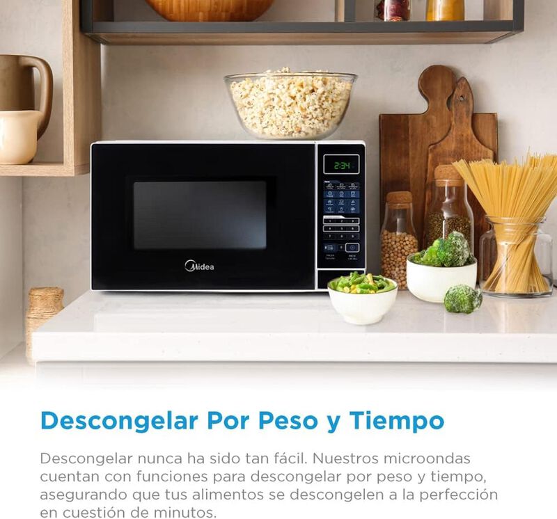 Horno De Microondas Midea Gourmet Mmdr07s2bw 0.... image number null
