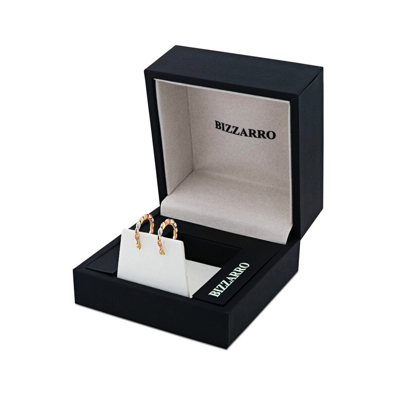 Arracadas De Oro Florentino 10K (10 Mm Aprox) image number null