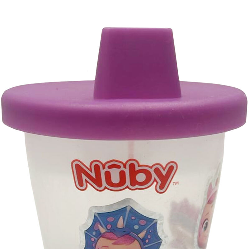 Vaso Entrenador Nuby Bebés Llorones 7oz Lila image number null