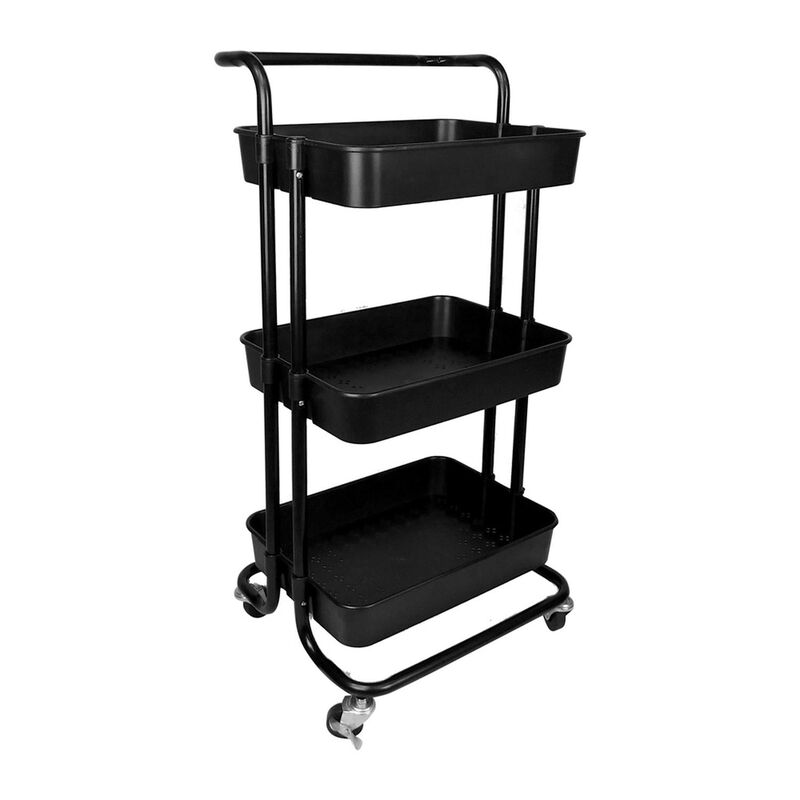 Carrito Organizador de 3 Niveles con Ruedas image number null