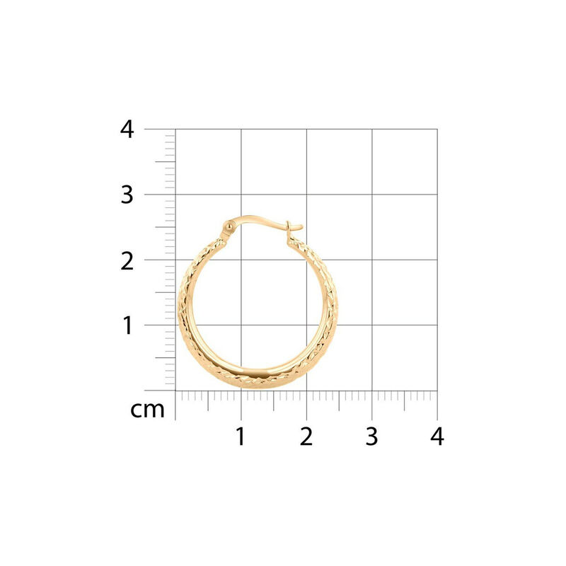 Arracadas De Oro Amarillo 14K (25Mm Aprox) image number null