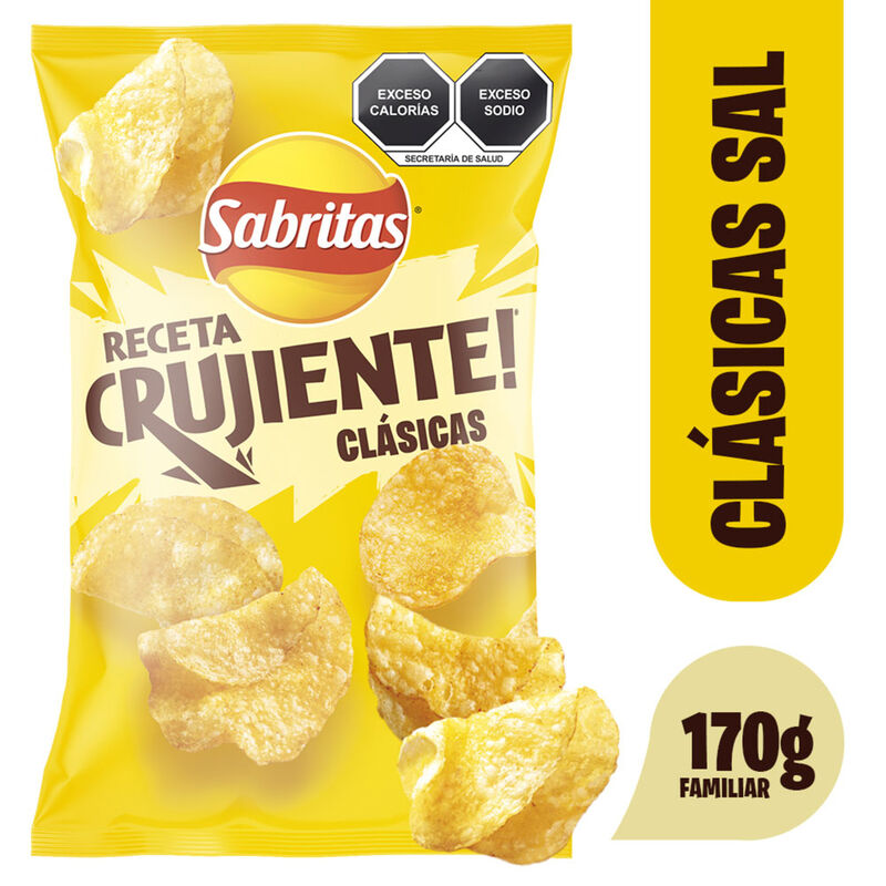 RECETA CRUJIENTE SAL SABRITAS 170 GR image number null