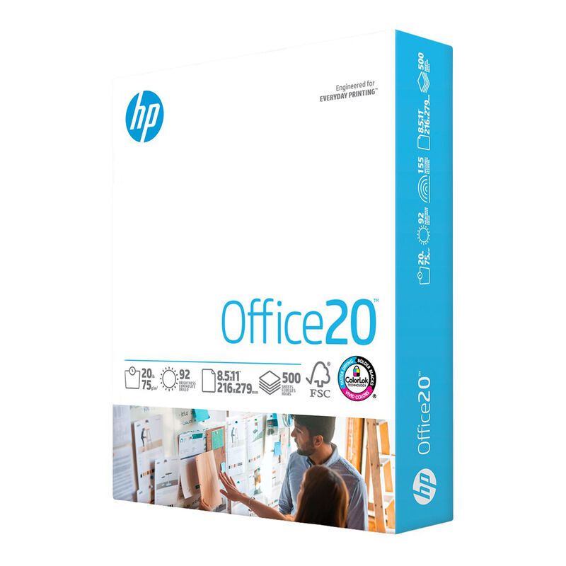 Papel Hp Office, Carta, 500 Hojas Blanco 75g, P... image number null