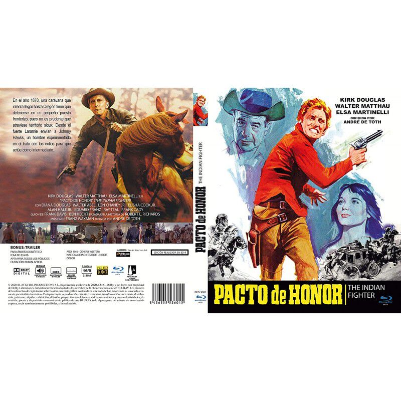 Pacto De Honor Bdr 1955 El Luchador Indio [blu-... image number null