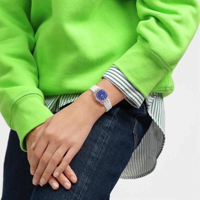 Reloj Swatch Lady 25 mm Blanco De Pol&iacute;mero Resi... image number null