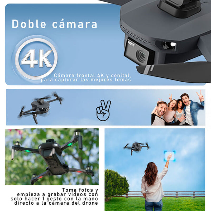 Drone VAK W7 GPS WIFI control con pantalla cám... image number null