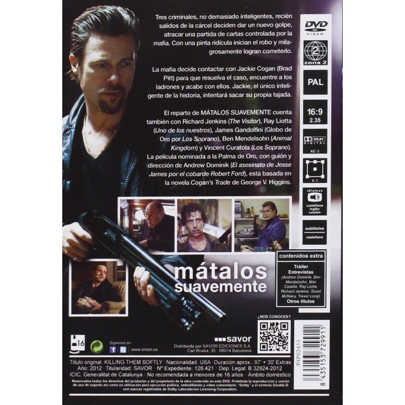 M&aacute;talos Suavemente [dvd] image number null