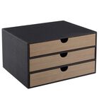 Caj&oacute;n De Almacenamiento Rhcsz 33 Cm X 25 Cm X 18 Cm A4 Negro